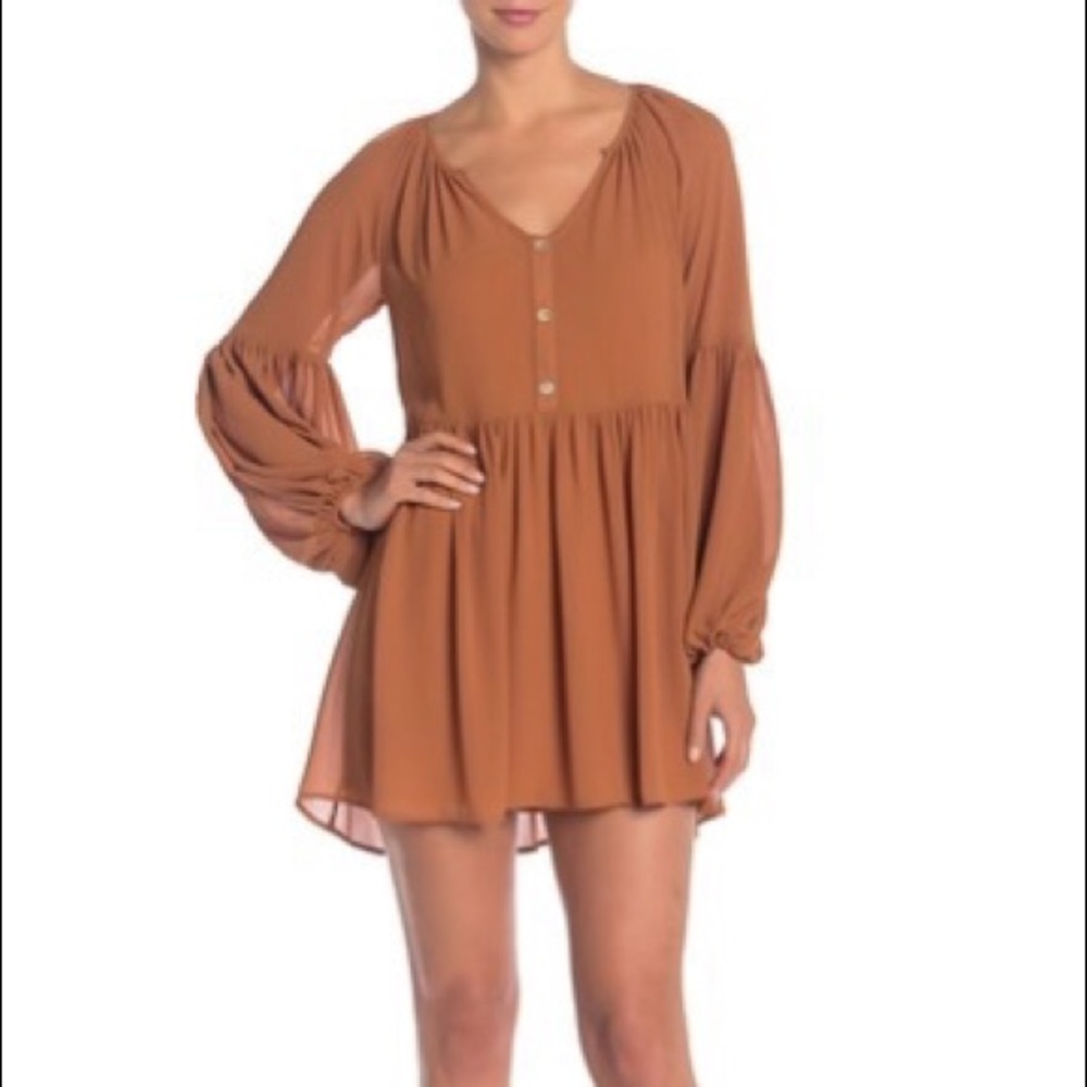 Mumu Sienna Swing Tunic Dress ~ Penny Chiffon - S